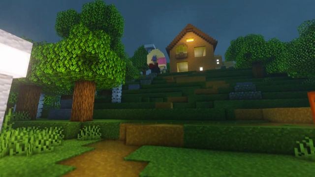 Raining Around Rod's House in Minecraft RTX | Ice Scream 5 Fan made смотреть онлайн