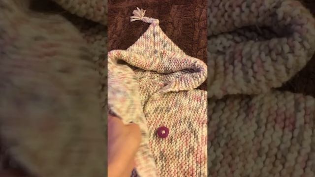 Детское пальто спицами смотреть онлайн