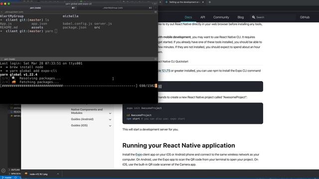 Setting Up React Native смотреть онлайн