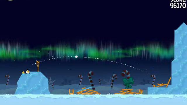 Angry Birds Seasons Winter Wonderham Bonus Level 3 Score 126K смотреть онлайн