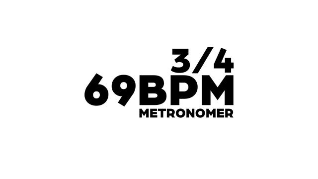 69 BPM Metronome 3/4 смотреть онлайн