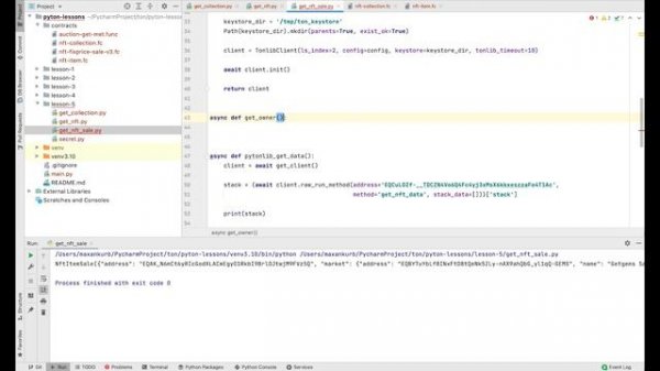 05 Пятый урок по разработке в TON на Python Автор - @yungwine (telegram/github)
