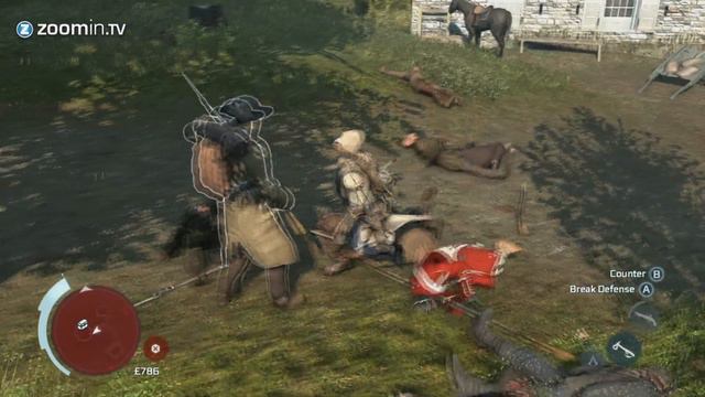 Assassin's Creed 3 - Connor goes on a killing spree (Gameplay 1080p) смотреть онлайн