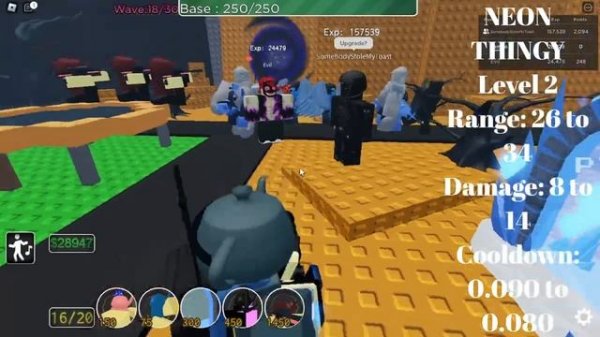 Platinum Minigunner Review (Teapot Tower Defenders) Roblox