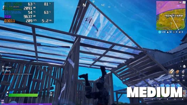 GTX 1070 + i5-9600k | FORTNITE CHAPTER 2 | LOW TO EPIC SETTINGS [1080p] смотреть онлайн