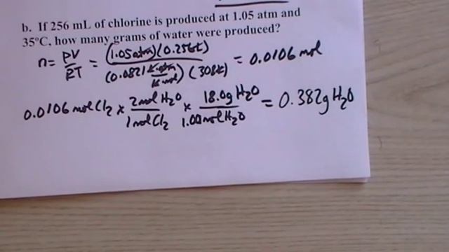 CHEM 1170 Lecture 046 Stoichiometry Problems Involving Gas Volumes смотреть онлайн