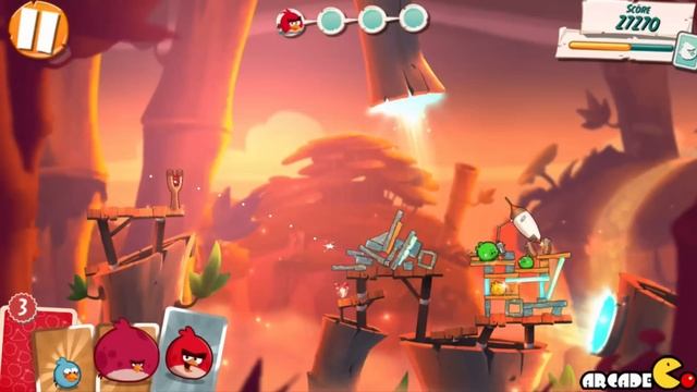 Angry Birds Under Pigstruction - Bamboo Forest Eggchanted Woods 87-89 Daily Event! iOS/Android смотреть онлайн