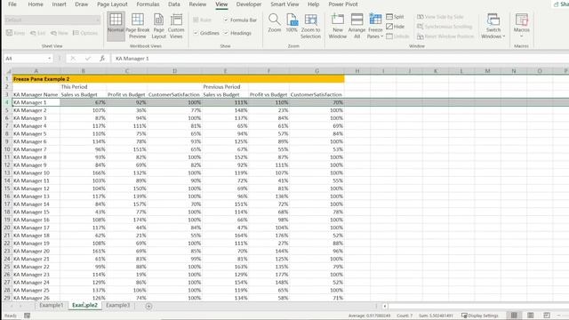 Most annoying habit No Excel Freeze Panes | Fast & Easy yet often overlooked | Glimpse of My Life