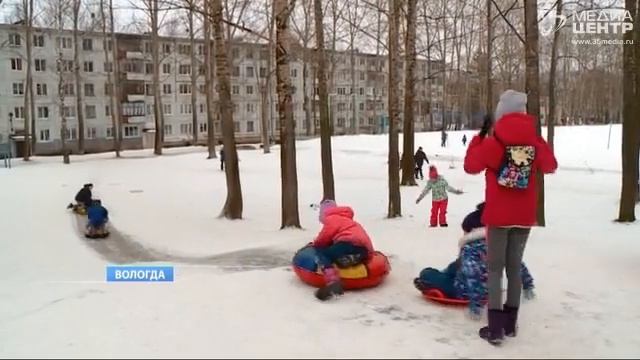 Правила безопасности при катании на "ватрушке" смотреть онлайн