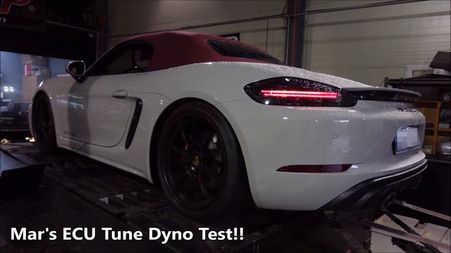 2022 Porsche 718 Boxster 4 0 GTS Mar's ECU Tune Dyno Test 371WHP, 41Tq! 42~44WHP, 5Tq Up! смотреть онлайн