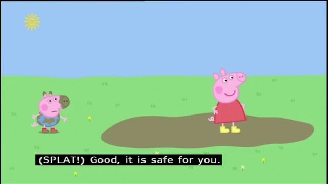 Peppa Pig (Series 1) - Muddy Puddles (with subtitles) смотреть онлайн