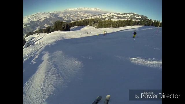 Австрия! Skiing in Kitzbühel - KitzSki смотреть онлайн