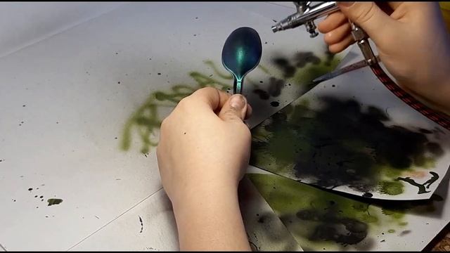 КРАСКА ХАМЕЛЕОН GREEN STUFF WORLD! ОБЗОР КРАСКИ ХАМЕЛЕОН! КРАСКА ДЛЯ АЭРОГРАФА! смотреть онлайн