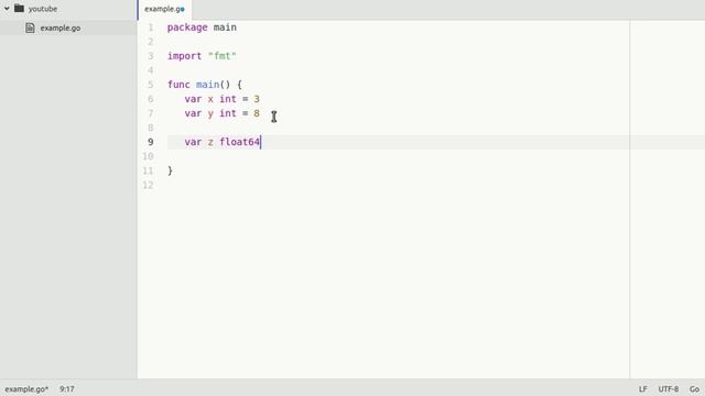 Golang - Type casting смотреть онлайн