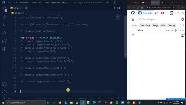 String Methods, Property & More | JavaScript Zero To Hero Tutorial In Hindi #4 смотреть онлайн