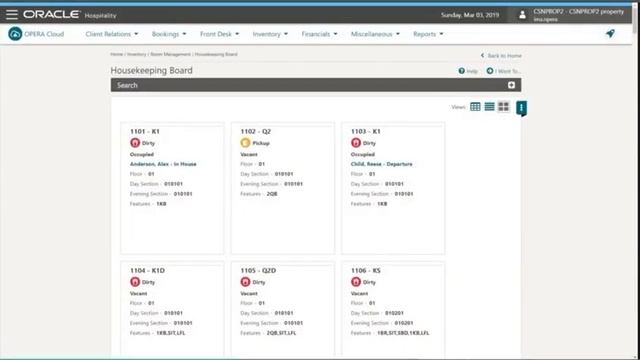 Opera cloud V20 housekeeping training part 1 смотреть онлайн