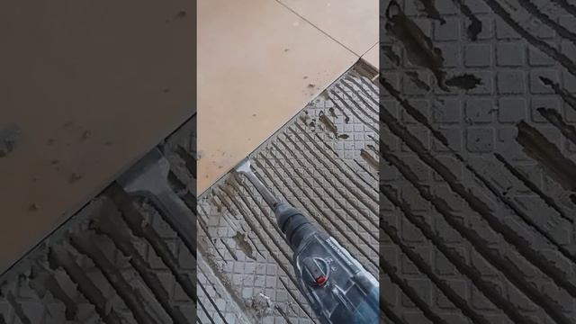 Как оторвать плитку целиком. смотреть онлайн