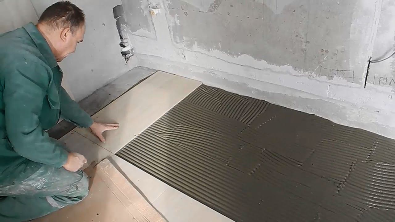 Облицовка пола, прихожая, коридор, ванная, кухня ч.5 смотреть онлайн