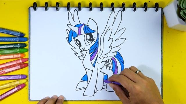Cara Menggambar Twilight Sparkle | Kartun My Little Pony смотреть онлайн