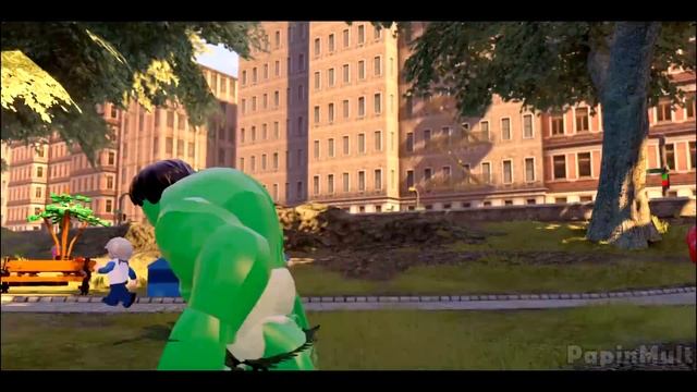 Халк и Машинки Лего Видео мультик для детей про машинки Lego смотреть онлайн