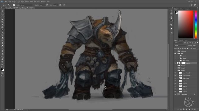 Концепт персонажа для игры - Часть 6 смотреть онлайн