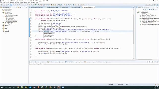 TestRail | Integration with API (Selenium + Java + TestNG) смотреть онлайн