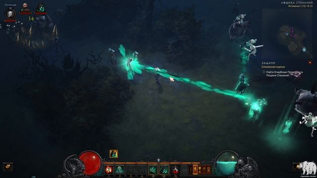 Прохождение Diablo 3 Eternal Collection. Героический уровень сложности за некроманта. Серия 3 смотреть онлайн