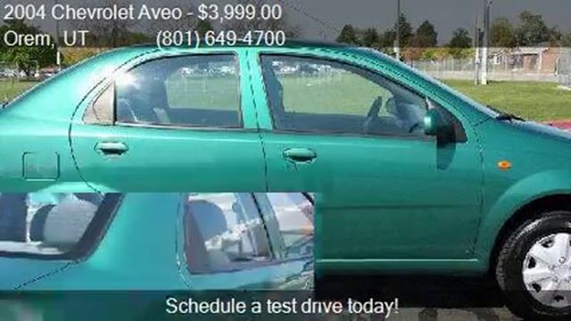 2004 Chevrolet Aveo Base 4dr Sedan for sale in Orem, UT 8405 смотреть онлайн