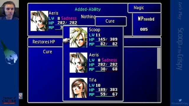 Final Fantasy VII (PC) - 8 - Midgar Sewers and Train Graveyard - Mike's Playthrough