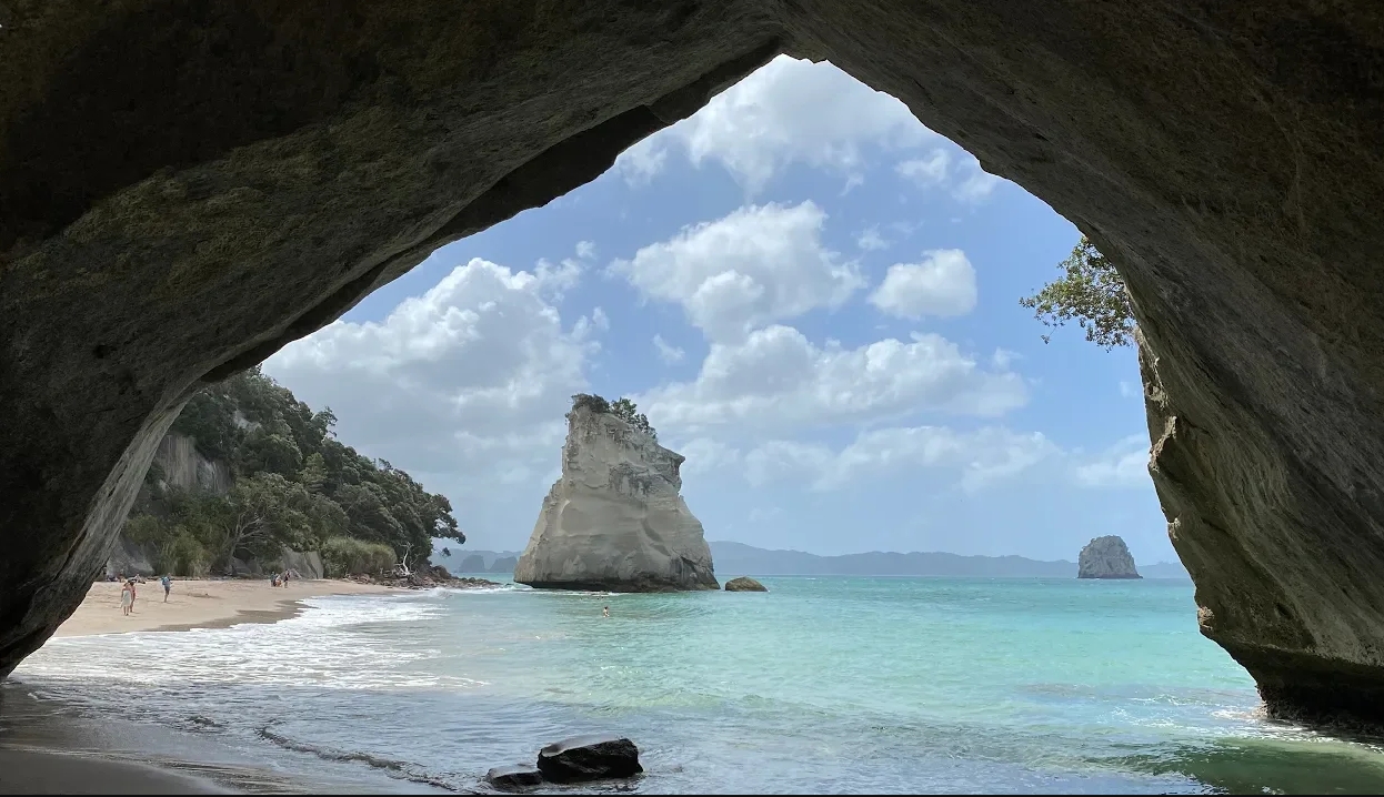 Невероятное путешествие. Новая Зеландия   2019.12-02 Cathedral Cove, Hot Water Beach, Opoutere Camp