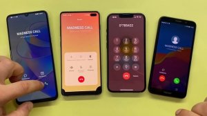 Incoming Call Samsung Galaxy S10+ Vs Incoming Call iPhone 13Pro / Outgoing Call Honor X7a and 7a