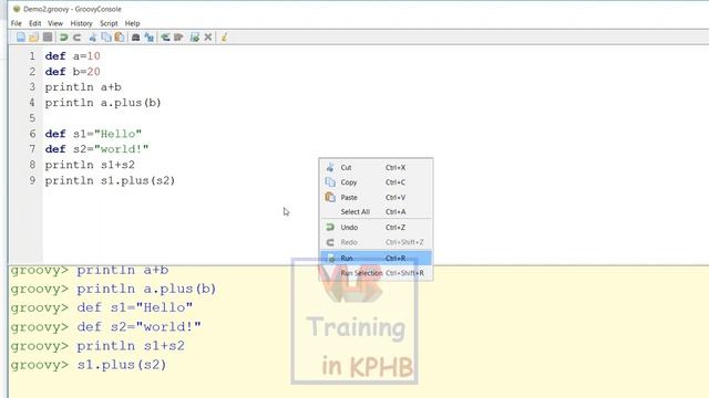 Operator Overloading in Groovy Scripting groovy training telugu 16 смотреть онлайн
