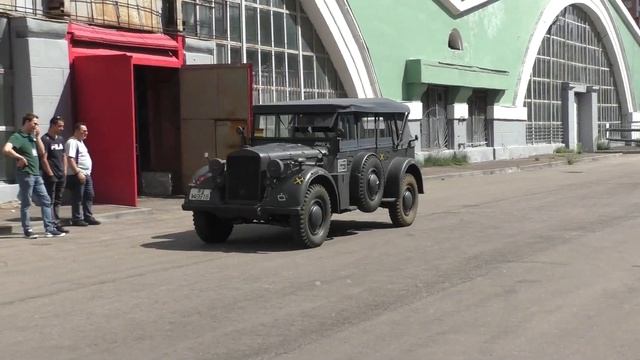 Динамический показ командирского автомобиля Opel MPL состоялся на выставке #моторывойны