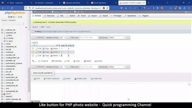 Add like button to a photo gallery website using PHP MVC Framework | Quick programming tutorial смотреть онлайн