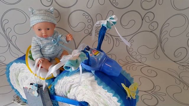 Велосипед из памперсов смотреть онлайн