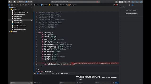 Swift 4: Properly Decoding JSON Data (CodingKey Protocol) смотреть онлайн