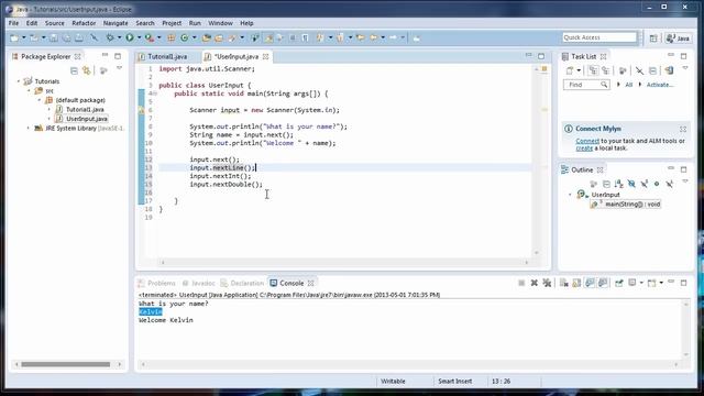[FHP] Java Tutorial 5 | Scanner - What Is Your Name? смотреть онлайн