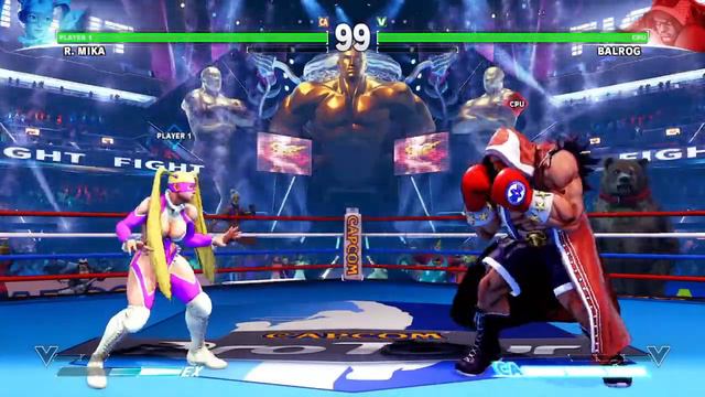STREET FIGHTER V R Mika vs Balrog смотреть онлайн