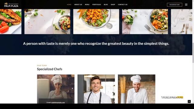 Palmplaza - Restaurant and Cafe WordPress Theme cooking pizza Kirara смотреть онлайн