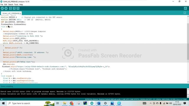 CARA KIRIM DATA DHT 11 KE FIREBASE, ESP32 KE FIREBASE PEMULA смотреть онлайн