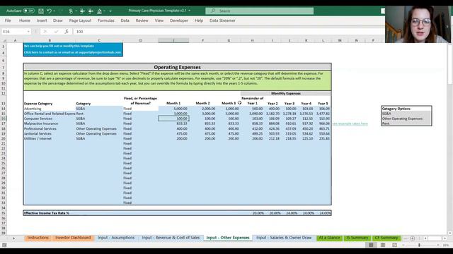 Family Physician Office Financial Projection Template Walk Through смотреть онлайн