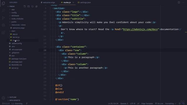 VS Code for AdonisJs Development #3 - AdonisJs snippet смотреть онлайн
