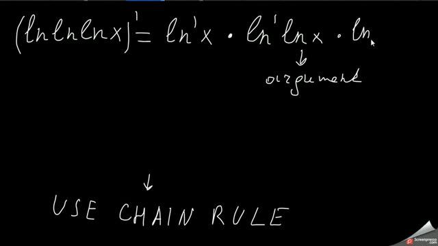 ln ln ln x FIND DERIVATIVE. НАЙДИТЕ ПРОИЗВОДНУЮ смотреть онлайн