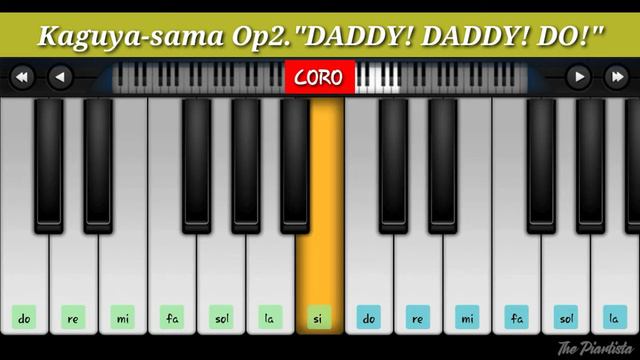 ⚪ DADDY! DADDY! DO! Piano Tutorial - Kaguyasama Op.2 || Perfect Piano (Notas + Midi) [GRATIS] смотреть онлайн