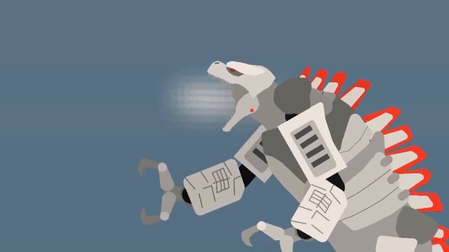Godzilla Vs MechaGodzilla Stick Nodes Animation смотреть онлайн
