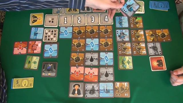 280 Энергосеть. Карточная игра - играем в настольную игру. Power Grid_ The Card Game. смотреть онлайн