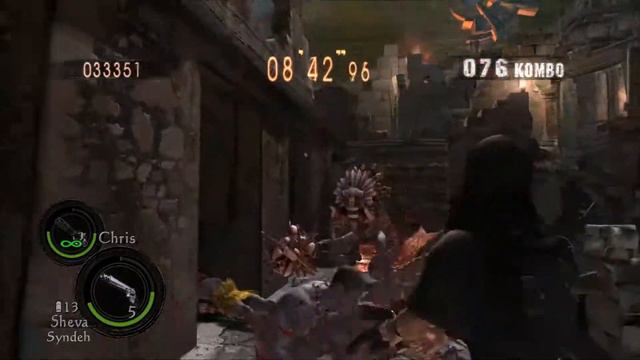 Resident Evil 5 Gold PC - Duo Mercenaries "United" - Ancient Ruins (Sheva / Chris) смотреть онлайн