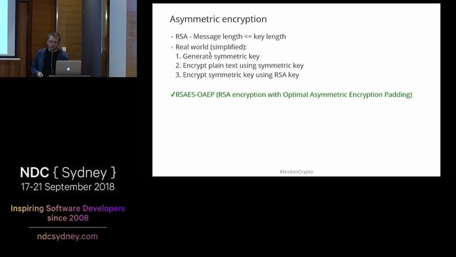 Broken crypto is broken - Erlend Oftedal смотреть онлайн