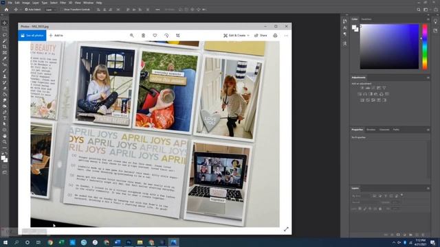 EARLY ACCESS | Tutorial | How to Take + Edit Scrapbook Layout Photos | Photography | Photoshop | PS смотреть онлайн