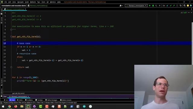Memoization and Recursion in Python смотреть онлайн